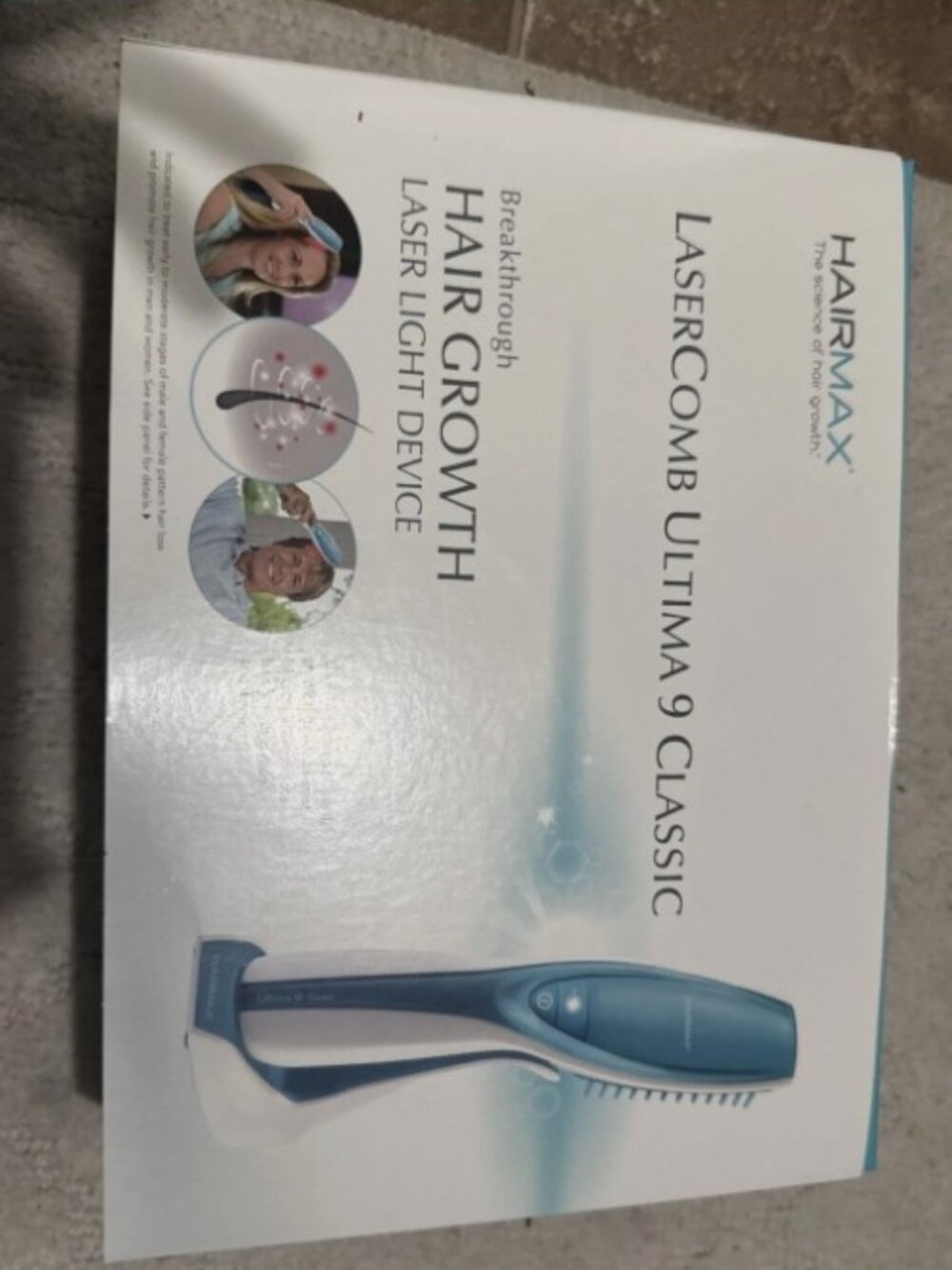 HairMax Ultima 9 Classic LaserComb Hair Growth Laser Light Device